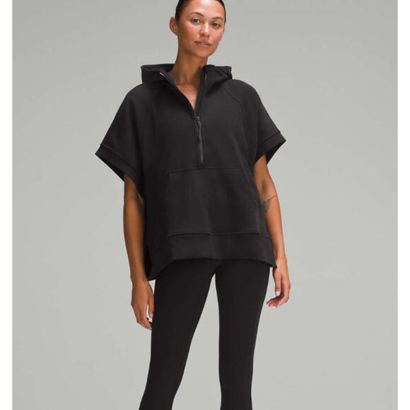 NWT Lululemon Scuba Oversized Short-Sleeve Pullover Black Size XS/S - Picture 3 of 10